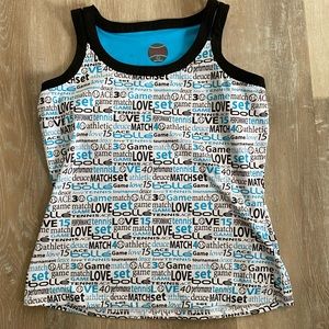 Bolle Tennis Graffiti Print Tank - Sz L